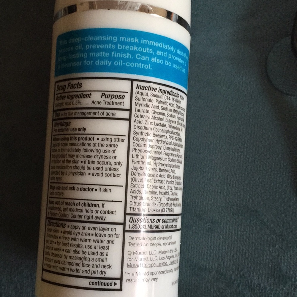 Murad Mask for Oily Skin - Picture 3 of 5